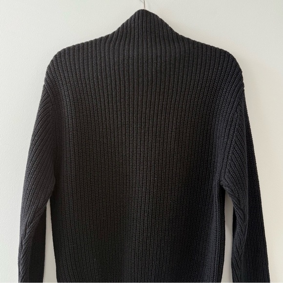 Aritzia Wilfred Montpellier Turtleneck Sweater Black Merino Wool Sz XS - Picture 6 of 16
